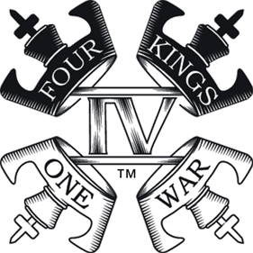 Four Kings One War - Clear Logo Image
