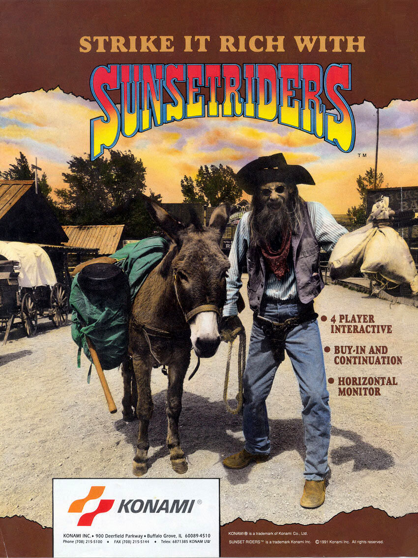 Sunset Riders Details Launchbox Games Database
