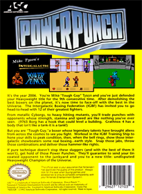 Mike Tyson's Intergalactic Power Punch - Box - Back Image