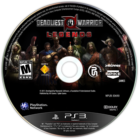 Deadliest Warrior: Legends - Fanart - Disc Image