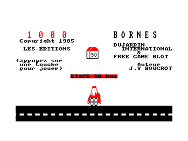 1000 Bornes - Screenshot - Game Title
