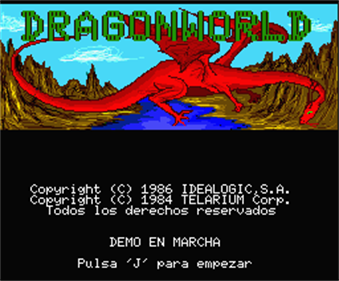 Dragonworld - Screenshot - Game Title Image
