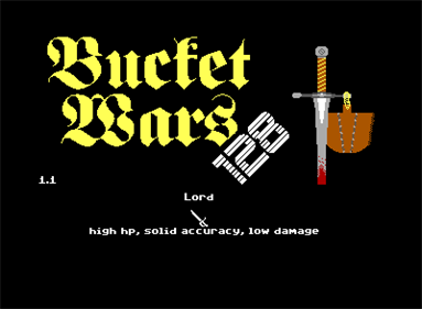 Bucket Wars 128 - Screenshot - Game Title Image