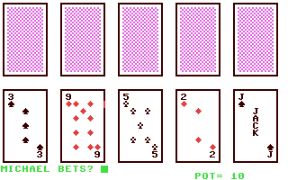 Draw Poker (Alpha Software/Data-Tronic)