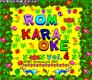 Rom Rom Karaoke: Volume 4 - Screenshot - Game Title Image