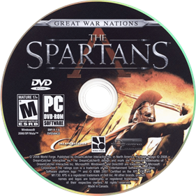 Great War Nations: The Spartans - Disc Image