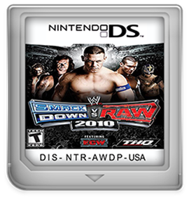 WWE SmackDown vs. Raw 2010 - Fanart - Cart - Front