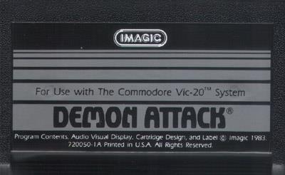 Demon Attack - Cart - Front Image