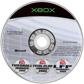 Total Club Manager 2005 - Disc Image