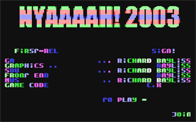Nyaaaah! 2003 - Screenshot - Game Title Image