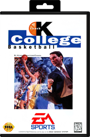 Coach K College Basketball - Box - Front - Reconstructed Image