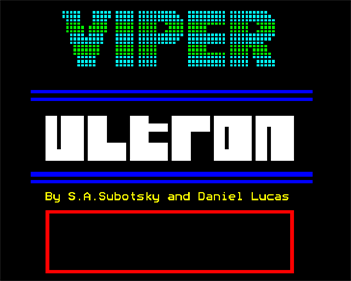 Ultron (Viper) - Screenshot - Game Title Image