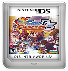 SNK vs. Capcom Card Fighters DS - Fanart - Cart - Front