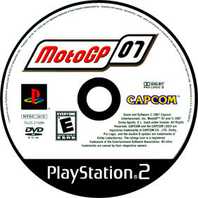 MotoGP 07 - Disc Image
