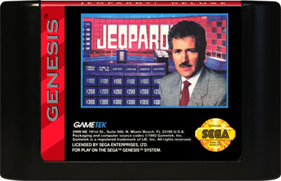Jeopardy! Deluxe Edition - Cart - Front Image