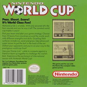 Nintendo World Cup - Box - Back Image