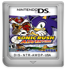 Sonic Rush Adventure - Fanart - Cart - Front