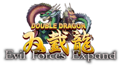 Double Dragon Evil Forces Expand - Clear Logo Image