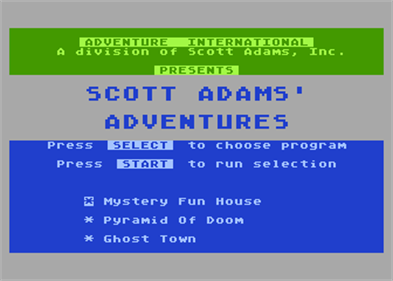 Adventure Value Pack 7-8-9 - Screenshot - Game Title Image