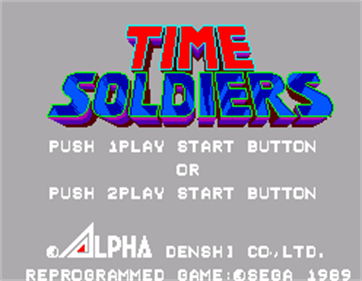 Time Soldiers - Screenshot - Game Title Image