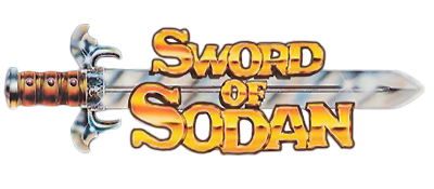 Sword of Sodan - Clear Logo Image