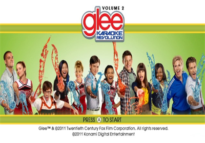 Karaoke Revolution: Glee: Volume 2 - Screenshot - Game Title Image