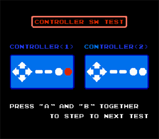 Nintendo Entertainment System Test Cartridge - Screenshot - Gameplay Image