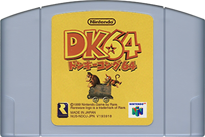 Donkey Kong 64 - Cart - Front Image