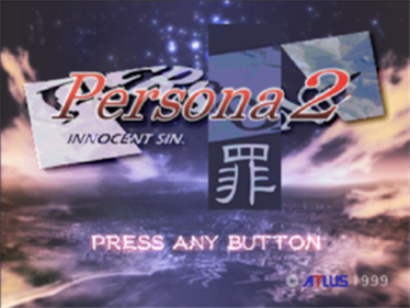 Persona 2: Innocent Sin - Screenshot - Game Title Image