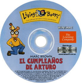 Living Books: Arthur's Birthday - Disc Image