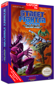 Street Fighter 2010: The Final Fight - Box - 3D Image