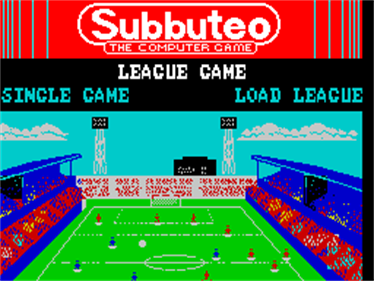 Subbuteo: The Computer Game - Screenshot - Game Select Image