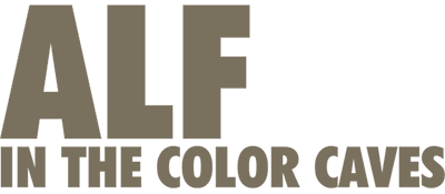 Alf in the Color Caves - Clear Logo Image