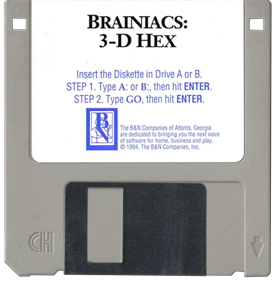 Brainiacs: 3-D Baffle and Hex - Disc Image