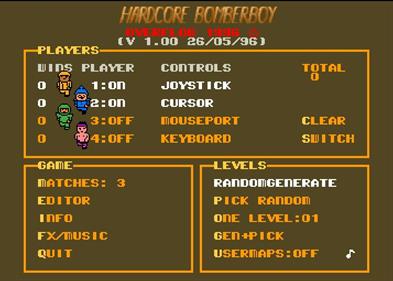 Hardcore Bomberboy - Screenshot - Game Select Image