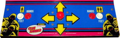 Cliff Hanger - Arcade - Control Panel Image