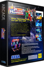 Planet Harriers - Box - 3D Image