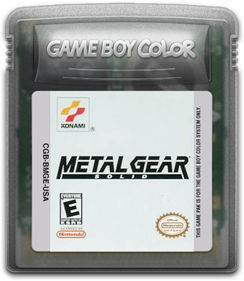 Metal Gear Solid - Fanart - Cart - Front