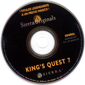 King's Quest VII: The Princeless Bride - Disc Image