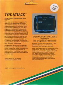 Type Attack - Box - Back Image