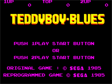 Teddy Boy - Screenshot - Game Title Image