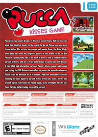 Pucca's Kisses Game - Box - Back Image