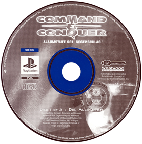 Command & Conquer: Red Alert: Retaliation - Disc Image
