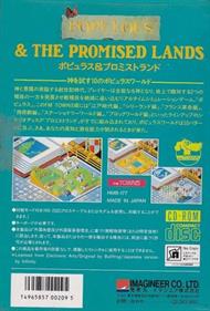Populous & The Promised Lands - Box - Back Image