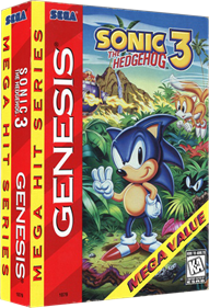 Sonic the Hedgehog 3 - Box - 3D Image
