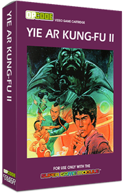 Yie Ar Kung-Fu II: The Emperor Of Yie-Gah - Box - 3D Image