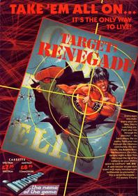 Target: Renegade - Advertisement Flyer - Front Image