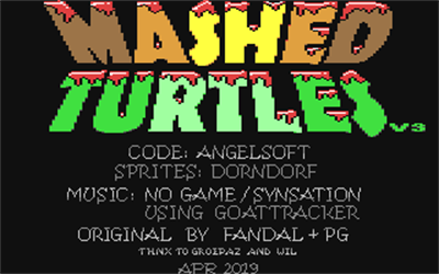 Mashed Turtles 64 - Screenshot - Game Title Image