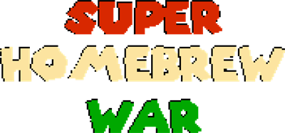 Super Homebrew War - Clear Logo Image