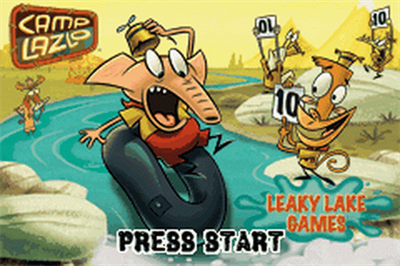 Camp Lazlo: Leaky Lake Games - Screenshot - Game Title Image